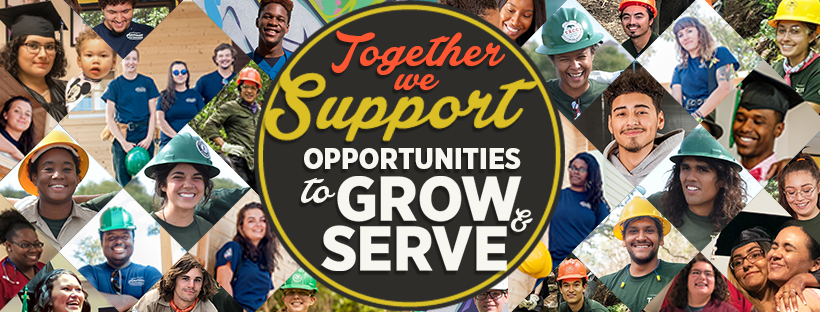 Together we support opportunities to grow and serve.