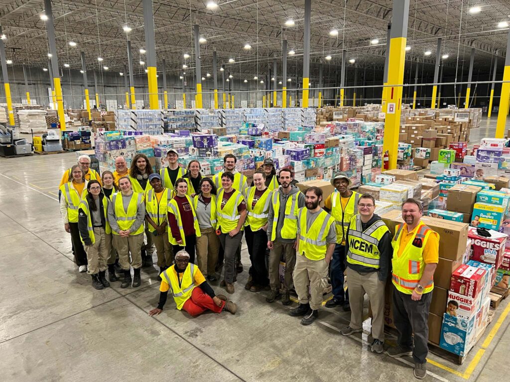 ARCC crew collecting donations to support flooded communities in North Carolina